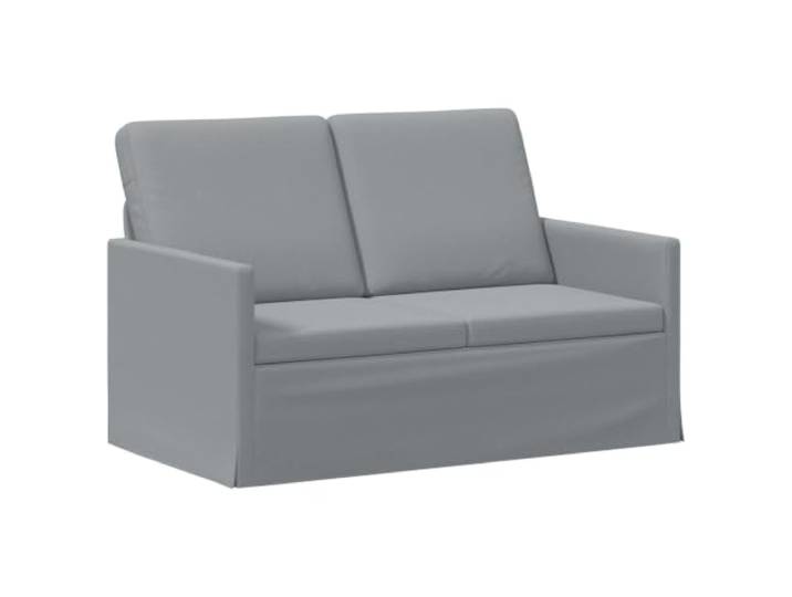 vidaXL 2-Sitzer Sofa Hellgrau 130 x 81 x 82 cm Stoff