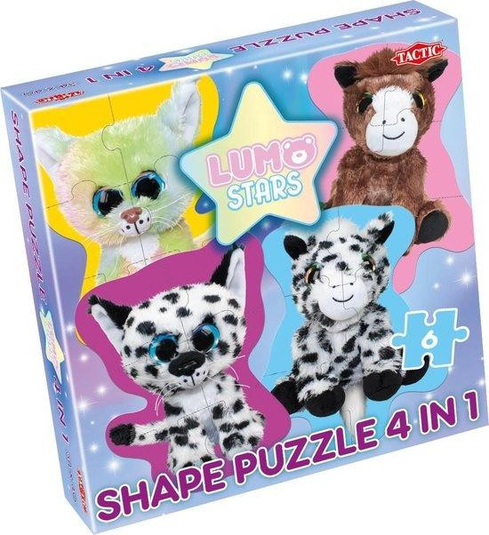 Tactic Lumo Stars Katten en Veulens Puzzel 4x6 stukjes