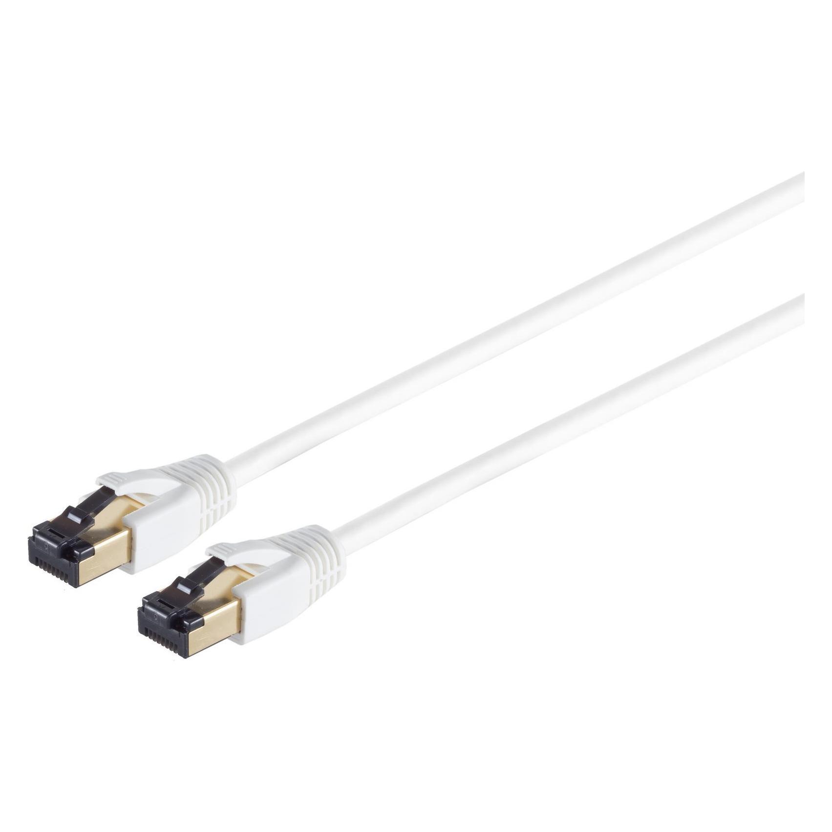 Shiverpeaks Helos Patchkabel F/FTP Cat 8.1 weiss 3,0m -Twisted Pair, doppelt geschirmt, 4 x 2 x AWG 26 (F/FTP, CAT8.1, 3 m) (08-41046)
