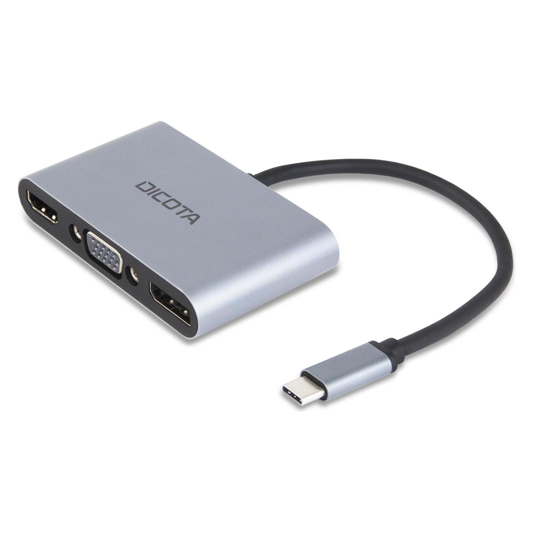Dicota USB-C Portable 5-in1 Docking Station 4K HDMI/DP PD (USB-C, 5 Ports) (D32064)