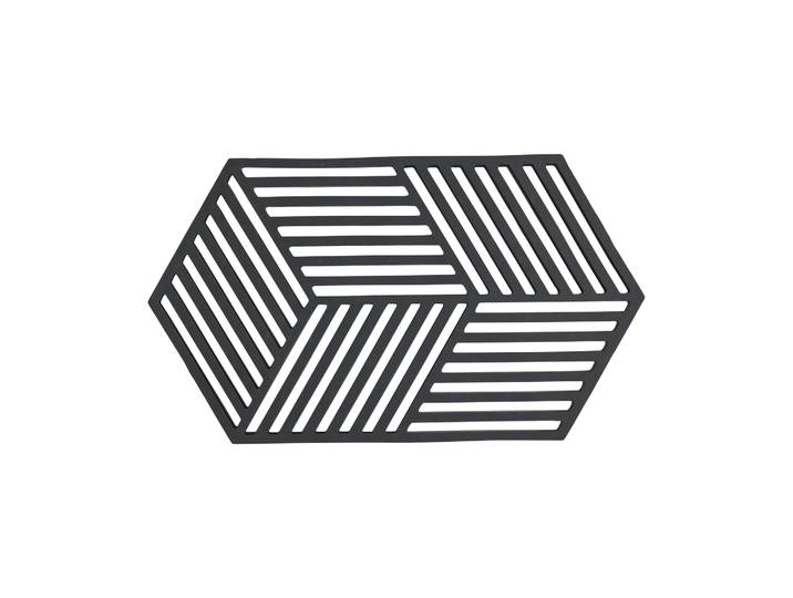 Zone Denmark Dessous de plat Hexagon grand Black