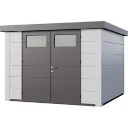 Telluria Metallgerätehaus Classico 3030 weiß/weiß