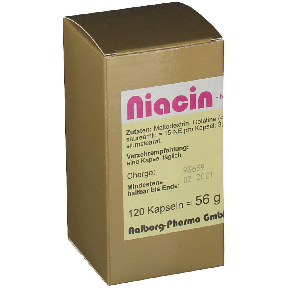 Niacin Kapseln 120 St