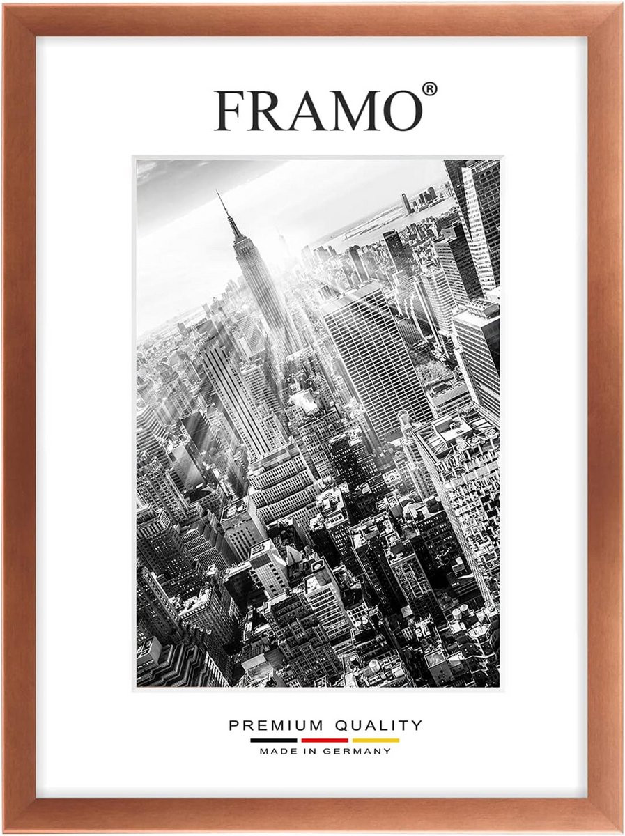 Maatwerk Fotolijst 35mm breed met anti-reflex glas en MDF achterwand