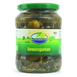 Marschland Gewürzgurken bio 670g