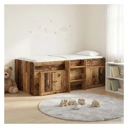 vidaXL, Bett, Loft Bett (90 x 190 cm)