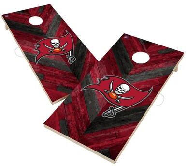 Skip's Garage Tampa Bay Buccaneers NFL Cornhole Board Set