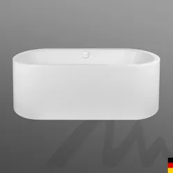 Mauersberger Badewanne „teres uno“ 1800 × 800 mm in Weiß