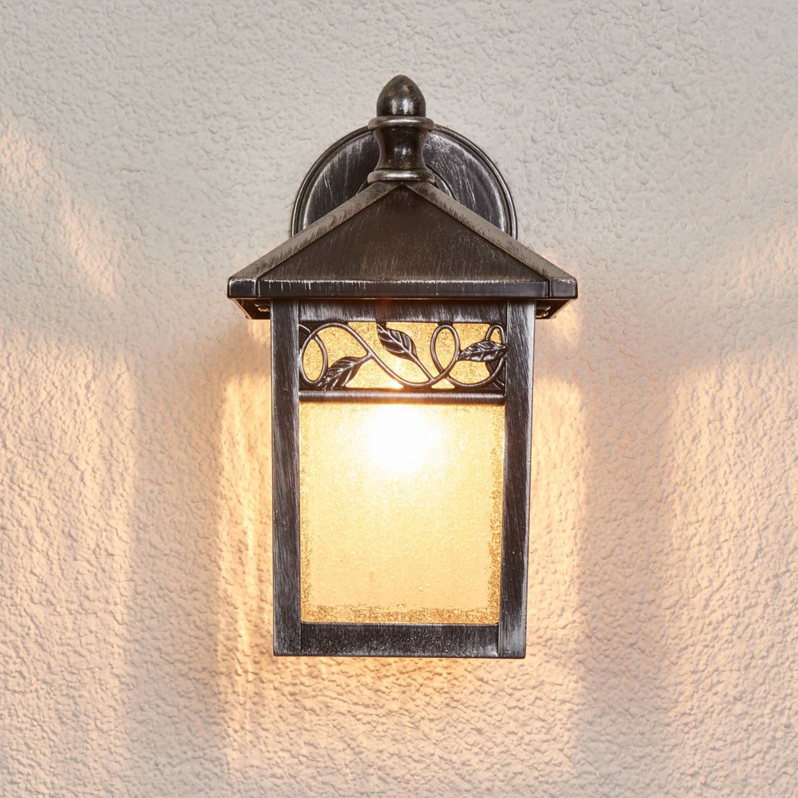 Elstead Outdoor Wall Light WINCHCOMBE, dimmable, Black, Aluminium, Antique, Outdoor Wall Light