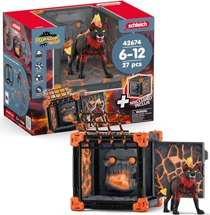 Schleich Arena BattleCave Lavahyänen 42674
