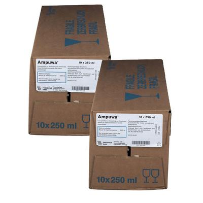 Ampuwa Glasflasche Injektions-/Infusionslösung 2x 2x10x250 ml