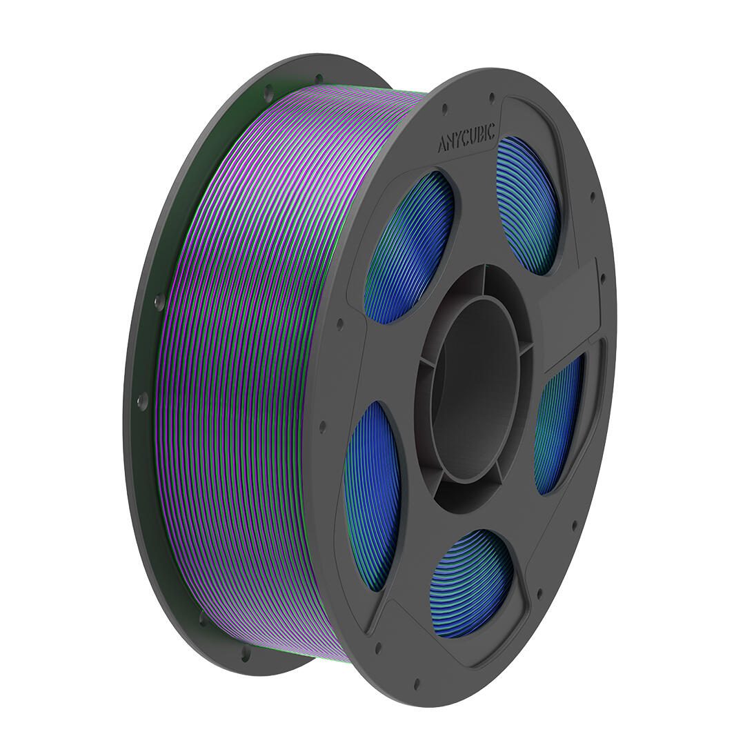 Anycubic PLA Silk Filament 1,75mm Tri-Color: Blue Green Purple AHSC14-103