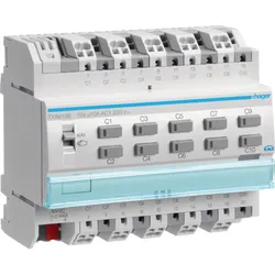 Hager TYA610B Schalt-/Jalousieaktor 10/5fach,10A, KNX