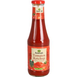 Alnatura Ketchup Tomatenketchup, Tomatenmarkanteil 76%, BIO, aus Italien, in Flasche, 500 ml