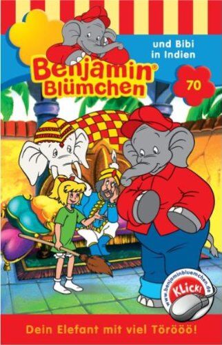 Benjamin Blümchen - Benjamin Bluemchen - Folge 70: Benjamin und Bibi In Indien [Musikkassette] [Musikkassette] - Preis vom 09.10.2026 07:28:09 h