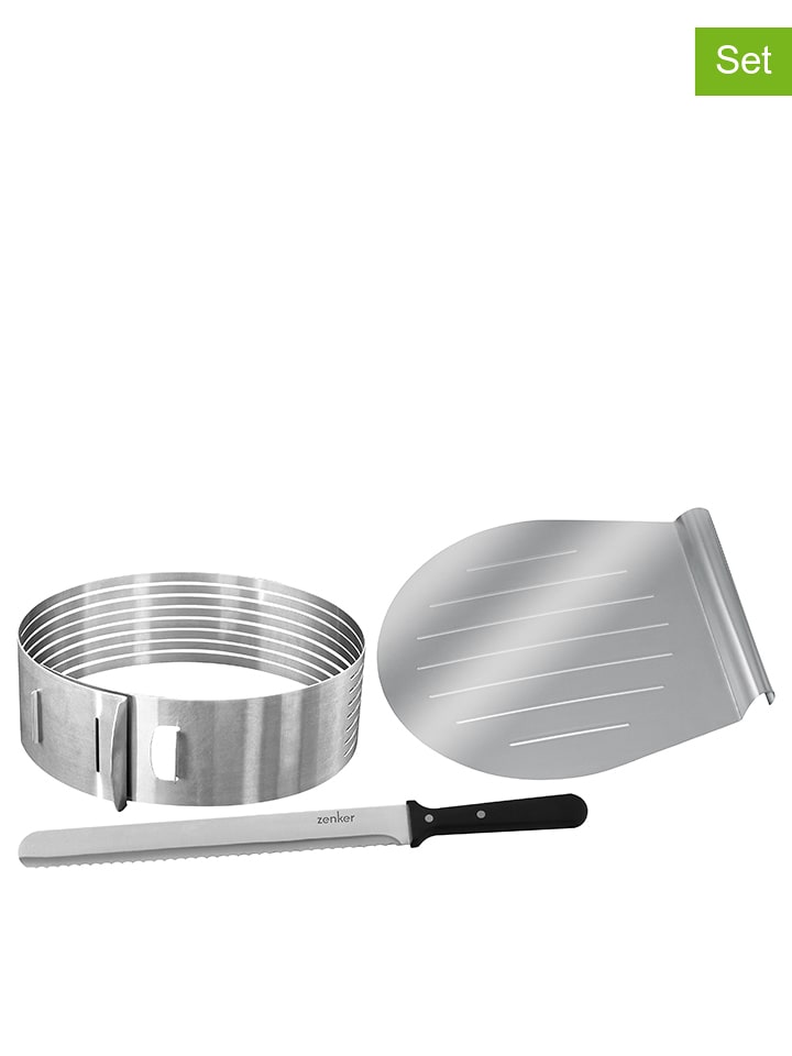 Zenker 3tlg. Edelstahl-Tortenset "Patisserie" - onesize