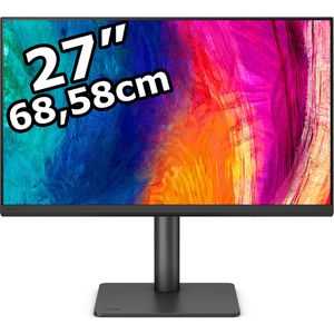 BenQ Monitor PD2706QN, 27 Zoll, WQHD 2560 x 1440 Pixel, 5 ms, 100 Hz