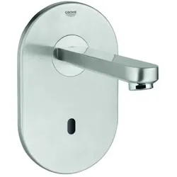 Grohe Eurosmart CE Fertigmontageset 36335SD0 Auslauf 172mm, edelstahl, Infrarot-Waschtisch-Wand-Armatur, 100-230 V