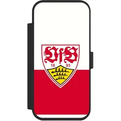 Nivocase Klapphülle für Apple iPhone Air Handyhülle aus Kunst Leder NIVOflip schwarz Logo Offizielles (Apple iPhone Air), Smartphone Hülle, Schwarz
