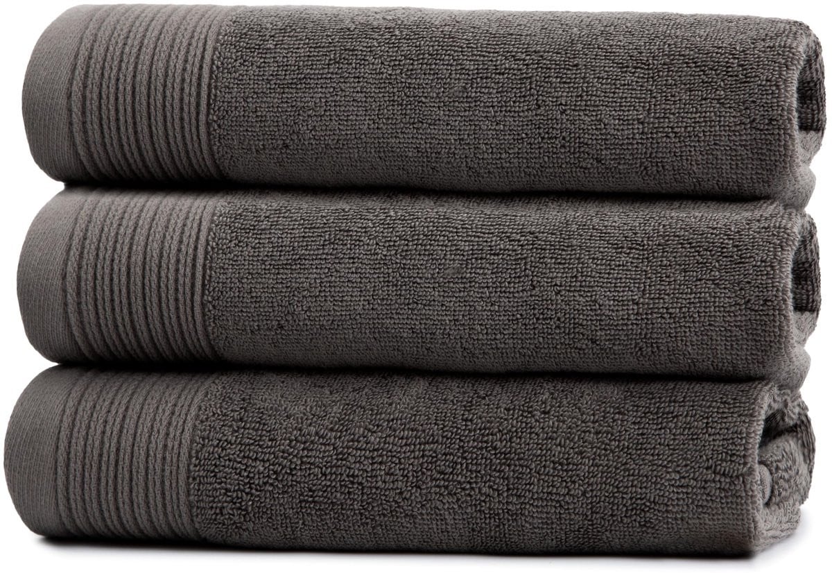 Merkloze Luxe Handdoekenset 3-delig voor volwassenen - Grijs