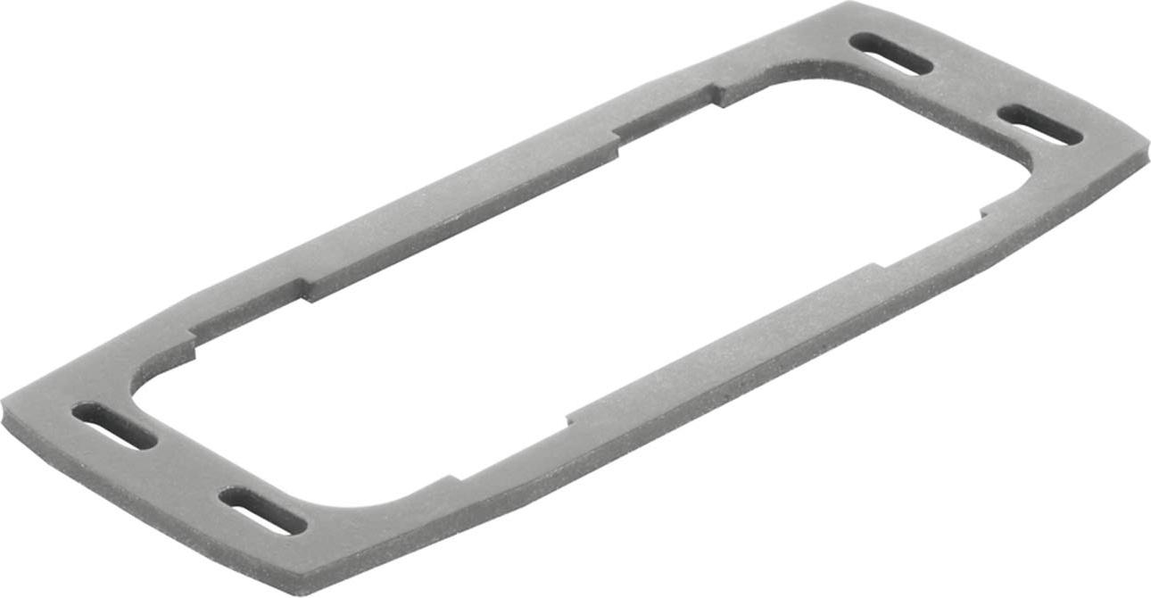 Profildichtung, Baugröße: 16 B, FPM, RAL 7001 (silbergrau)
