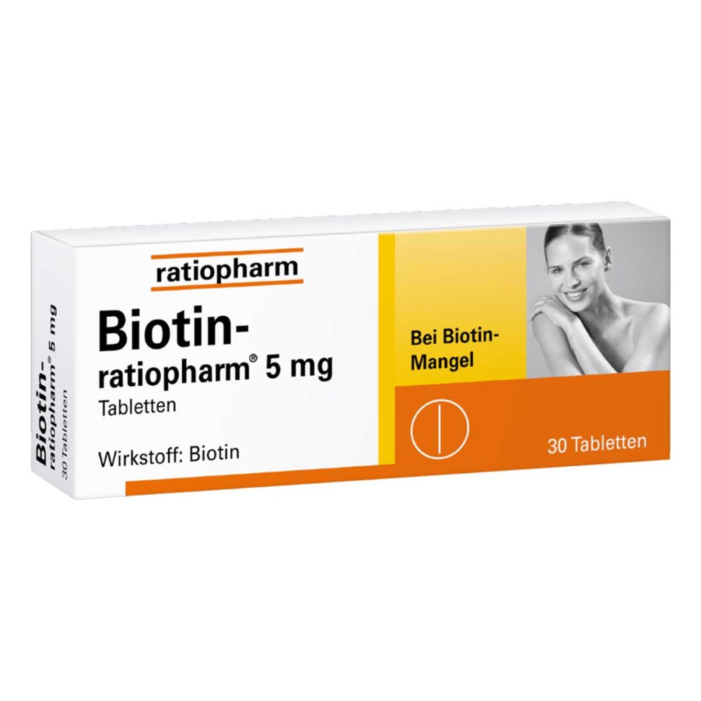 ratiopharm GmbH Biotin Ratiopharm 5 mg Tabletten 03627892