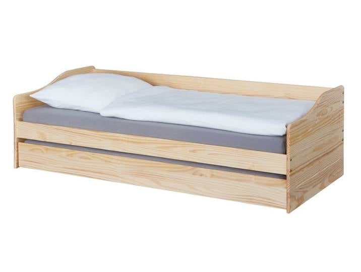 Stauraum-/Funktionsbett DAN 90 x 200 cm braun