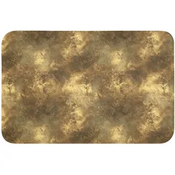 BADEMATTE Antik - Metallic-Look - Gold Rutschfest 60x40 cm