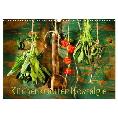 Küchenkräuter Nostalgie (Wandkalender 2027 DIN A3 quer), CALVENDO Monatskalender