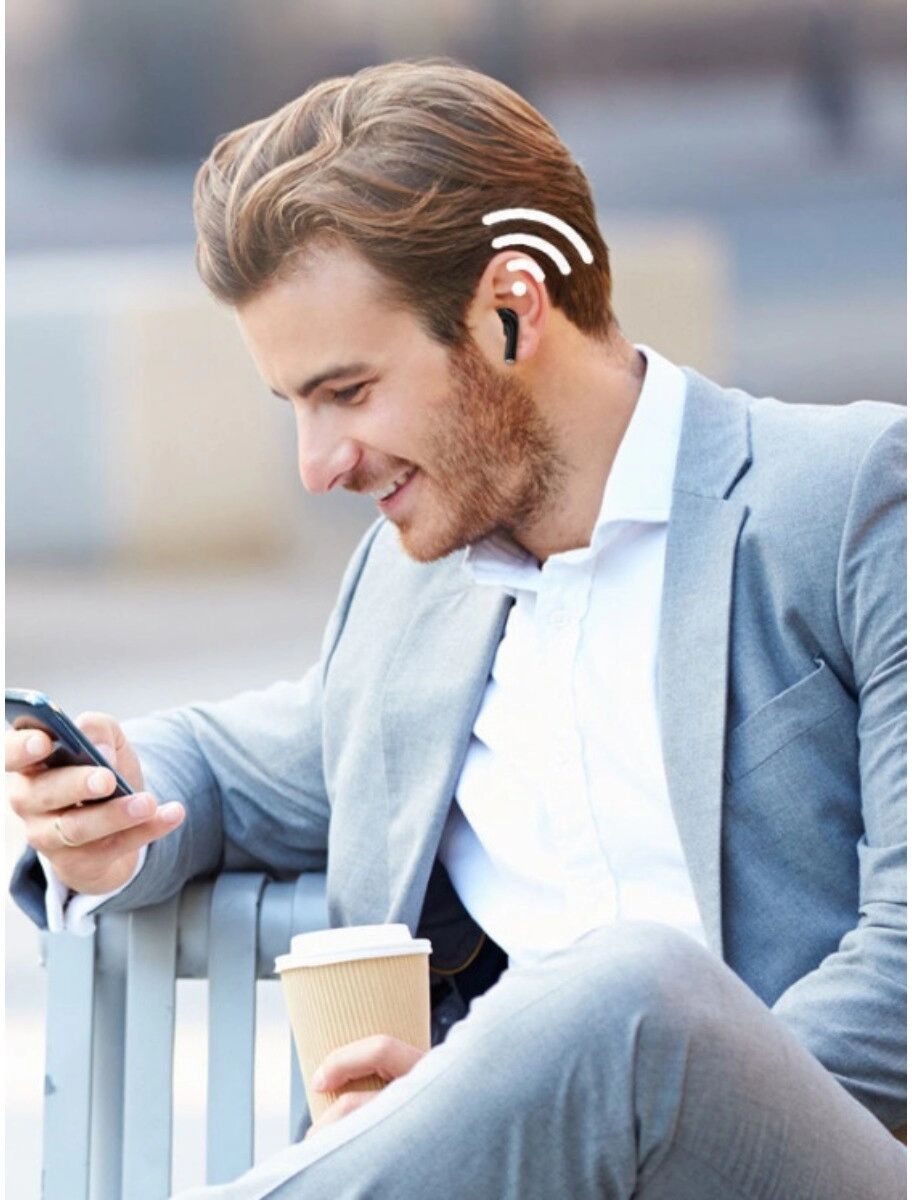 INF Écouteurs gaming Bluetooth 5.3 à faible latence avec écran LED et basses puissantes Blanc