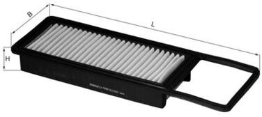 Mahle Luftfilter Lx1993 Filtereinsatz 40mm Für Honda