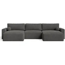 ECKSOFA U Aurora Dunkelgrau