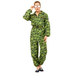 Kostüm "Kampfjetpilot" für Damen