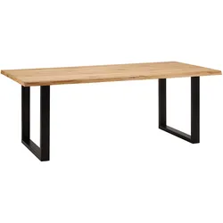 Esstisch Yola in Holz Wildeiche massiv ca. 200x100cm