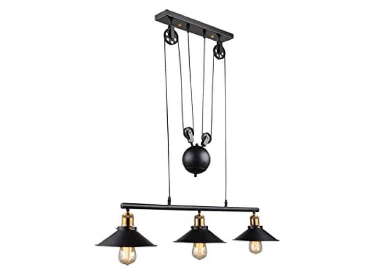 Globo Lenius\, métal\, noir