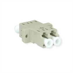 TELEGÄRTNER LC Duplex Kupplung, MM, Keramikhülse, Kunststoffgehäuse, beige, Z77 100007150