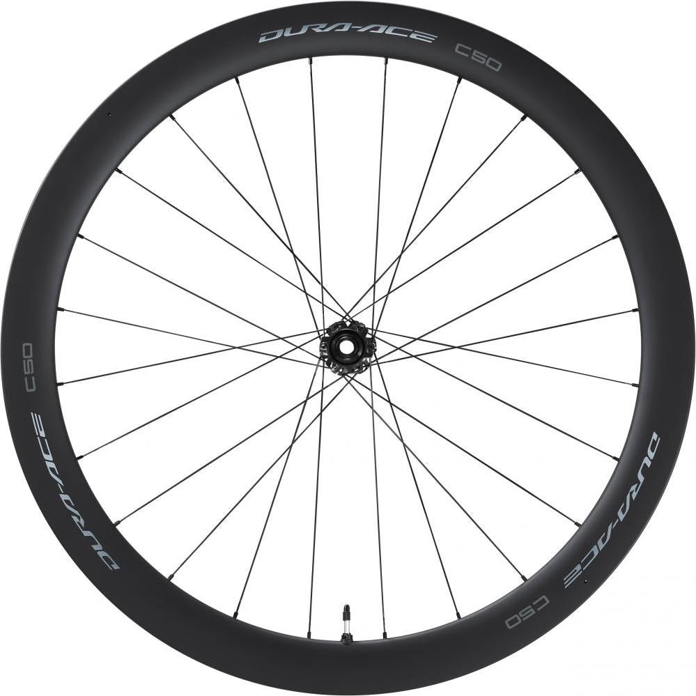 SHIMANO Vorderrad DURA-ACE WH-R9270 C50 TL - Rennrad Vorderrad Disc, Tubeless...