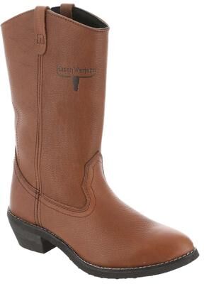Western Digital Work Men's 12"" Waterproof - 12 Brown Boot E2"