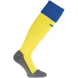 uhlsport Club Stutzenstrümpfe limonengelb/azurblau 29-32