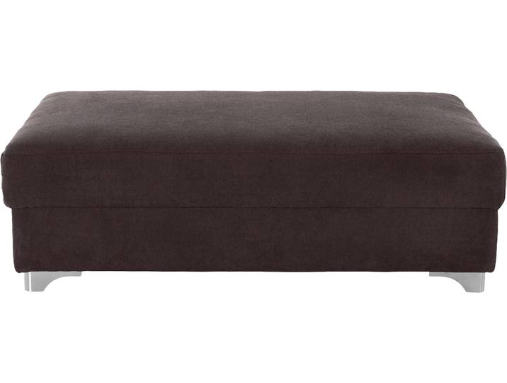 Polsterhocker, 139x74 cm, Luxus-Microfaser, Braun, Klassisch & Modern, Domo-collection