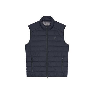Steppweste MARC O'POLO "Steppweste Woven Outdoor Vest 1er Pack", Herren, Gr. 3XL, blau, Obermaterial: 100% Polyester PES. Futter: 100% Polyamid PA. 100% Polyester PES., Westen Steppweste