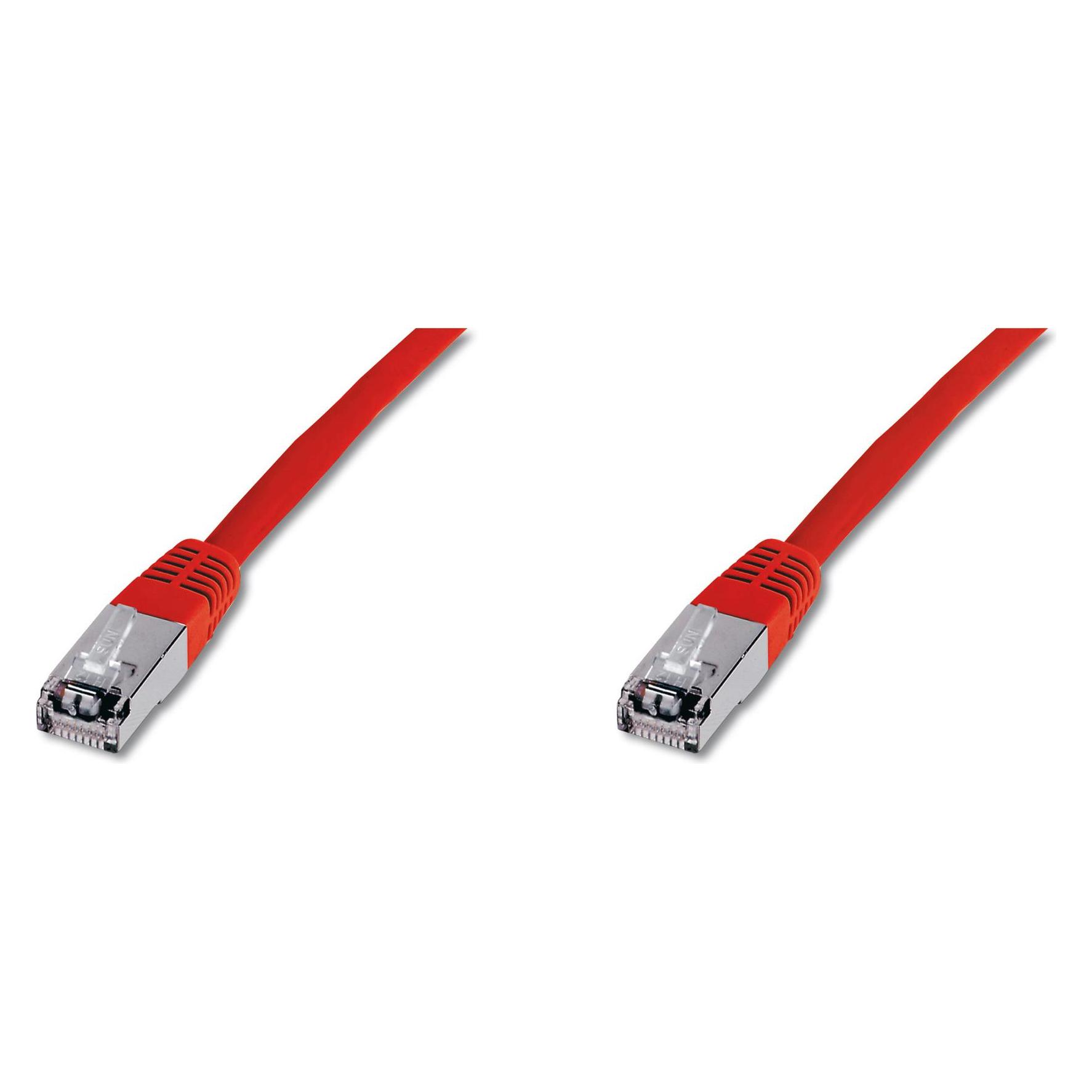 Digitus CAT5e SF-UTP Patchk.,2m, Rot (SF/UTP, CAT5e, 2 m) (DK-1531-020/R)