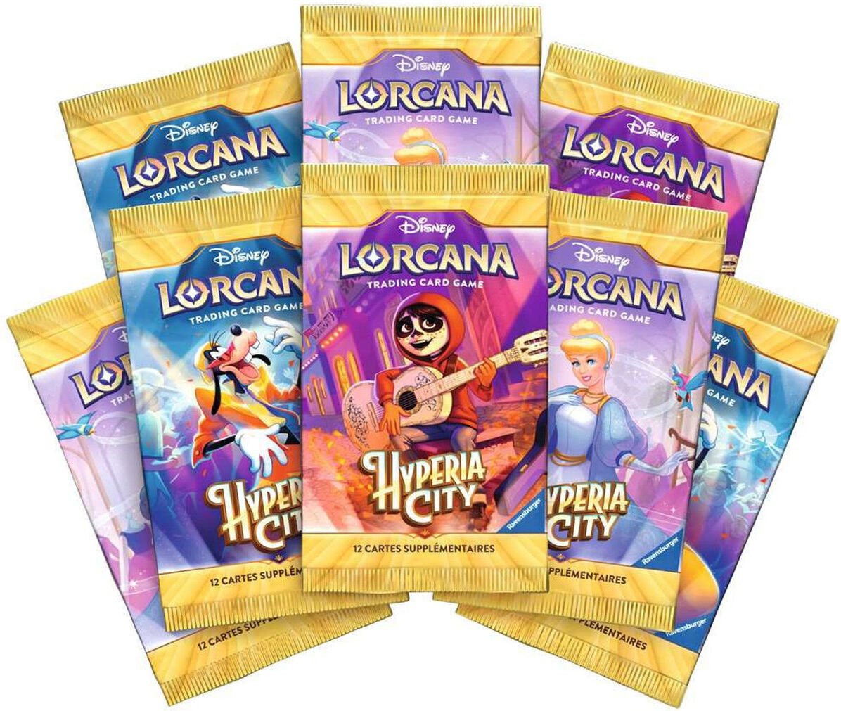 Disney Lorcana TCG - Chapitre 14 Hyperia City : Display de 24 Boosters FR