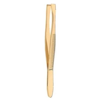 Cosmetic Tweezers Simple Gold 1090 (35582091)