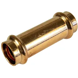 Kupfer Pressfitting, Schiebemuffe - ixi, DVGW, V Kontur (Ausführung: 35 mm)