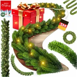 Kesser, Weihnachtsfiguren, Weihnachtsgirlande mit Beleuchtung