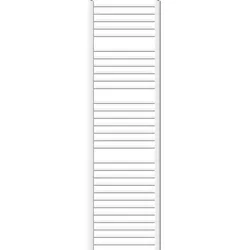 BADHEIZKÖRPER Sahara 500x1800 mm Weiß gerade mit Thermostatventil