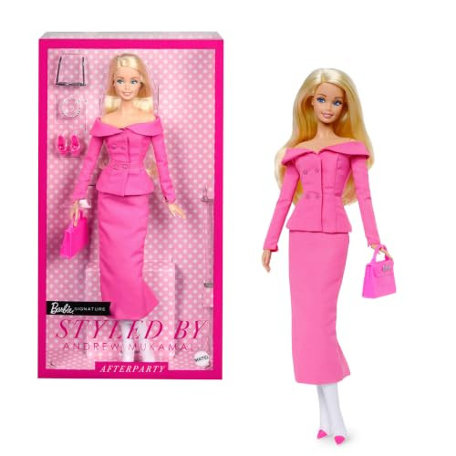 Barbie Signature Styled by Andrew Mukamal Fashion Doll met 3 dag-tot-nacht looks en accessoires