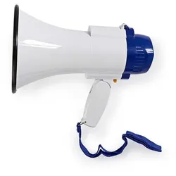 OTTO Office Megafon mit integriertem Mikrofon 120 dB weiß