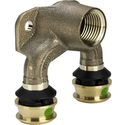 Viega Raxofix Doppelwandscheibe 678470 25mmxRp 1/2x20mm, Siliziumbronze, mit SC-Contur